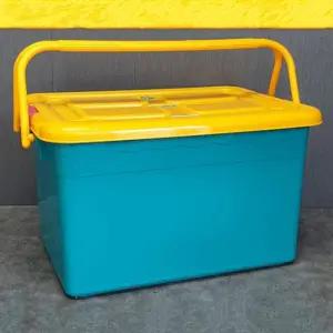 뚜껑있는 손잡이바구니 음식배달 손잡이박스 중형