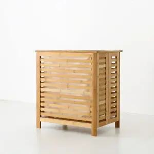 마켓비 JAWAL 원목빨래바구니 WFB19019 대나무 3714.4202