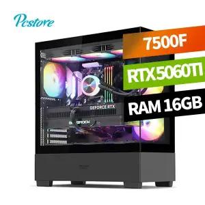 피씨스토어 AMD 베스트 게이밍PC 라이젠5 7500F RTX5060Ti (16GB, M.2 500GB)