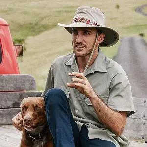 코너햇 (Y1275) 아즈텍 보터 리사이클햇