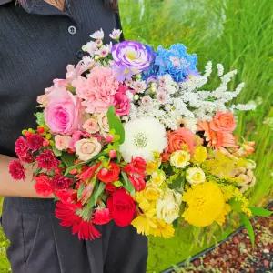 [꽃같은하루] 페이보릿 컬러픽 대형 다발 생화 꽃다발 제철꽃 택배