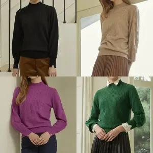 밍크메리노울케이블니트3종세트