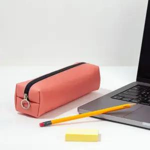 모아베르 사피아노가죽 필통 사무용품 학용품 펜파우치 연필 볼펜 만년필 가죽케이스