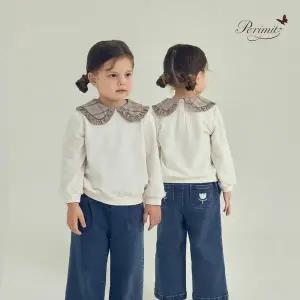 [보리보리/페리미츠]체크프릴카라 티셔츠(P2532T153_47)