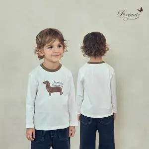 [보리보리/페리미츠]강아지 그래픽 티셔츠(P2535T134_06)