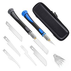 EHDIS 모델 공예 핸드쏘 키트 모델링 정밀 취미 나이프와 보관 가방 DIY 면도기 해크쏘 도구로 수작업, 및 기타 미세 절단이 가능합니다