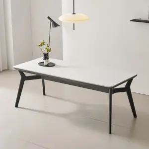 나무뜰 노체 양면 통세라믹 애쉬 원목 식탁 테이블 6인용 2000 VNM066C (착불)