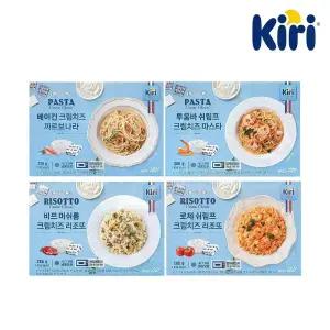 끼리 크림치즈 파스타&리조또 4종 4팩 골라담기