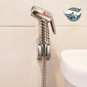 변기 샤워기 미니 메탈 호스 걸이형 변기샤워기 변기청소 욕실변기샤워기 욕실청소샤워기 베란다