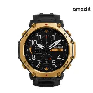 어메이즈핏 티렉스3 프로 48mm 스마트워치(T-Rex3 Pro) 골드 (추가충전독+액정필름) - ISK