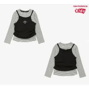 [롯데백화점]뉴발란스 NBSC_스트라이프 레이어드 골지 티셔츠 (NK9BF4701G)