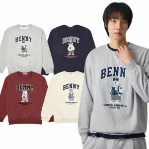 [행텐][모다춘천]공용 백브러쉬 프론트 빅 베니 맨투맨 10540-031-852-12_CC