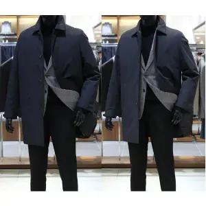 [바쏘](의정부점)24 FW 프리미엄 구스다운 셋 인 카라 패딩코트 2종 [ 네이비,차콜 ]