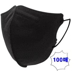 숨코리아 국내 생산 프리아이 MB정전기 필터 보건용 마스크 KF-94 대형 블랙 100매