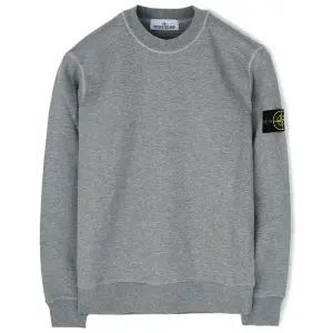 [스톤아일랜드][명품] 스톤 아일랜드 25SS 스톤 와펜 라운드 맨투맨 멜란지그레이