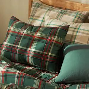 피노키오 체크 마이크로워셔 50x70 베개커버 솜누빔 양면 지퍼형 V