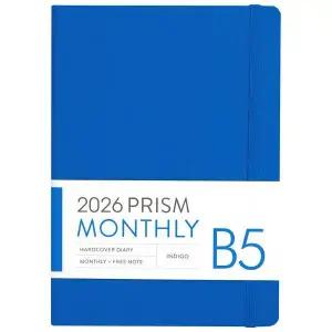 [웅진북센][인디고] 2026 프리즘 빅 B5 먼슬리 다이어리 날짜형, 월간 - 산토리니