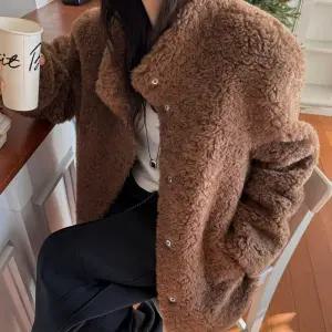 [메이블루]소프트 양털 하프자켓