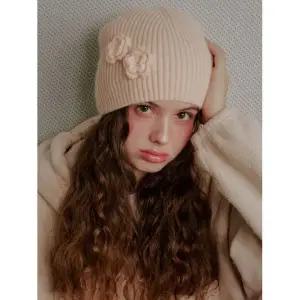 마크모크 MAC MOC Cote beanie_니트 코사지 플라워 비니_6color beanie 1030097