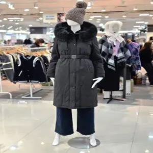 [행복한백화점][꼼빠니아]꼼빠니아 폭스퍼 덕다운 롱패딩  CAFW1WIH160