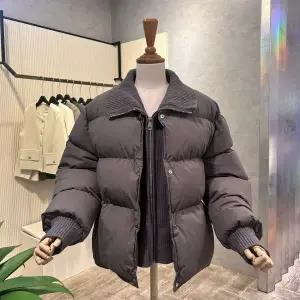 [대구백화점] [ab.f.z]니트 소매 카라 패딩 점퍼(AOA1HU321)