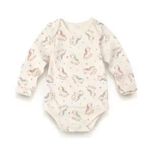 오가닉 신생아 사계절 바디수트 아기말