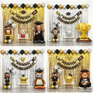 [피앤비유니티]졸업축하행사파티 가랜드스탠딩풍선세트