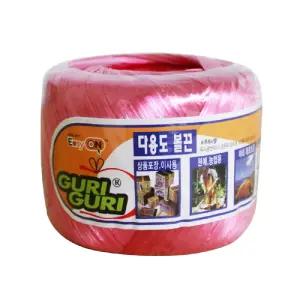 롯데 다용도 볼끈 (적색_백색) (250m)/나일론/노끈/비닐/하우스/농사용/포장/밴딩/포장용/세때/바인더