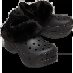 갤러리아 [크록스 본사][여성]베이 라인드 클로그 (블랙) 211753-001