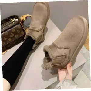 여성 겨울부츠 털안감 첼시부츠 방한화 앵클부츠 캐주얼화