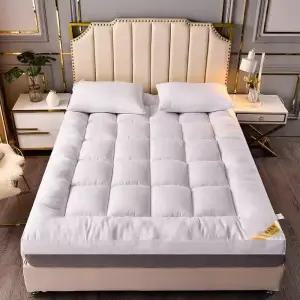 호텔 침대 토퍼 요 두꺼운 매트 이블 푹신 바닥