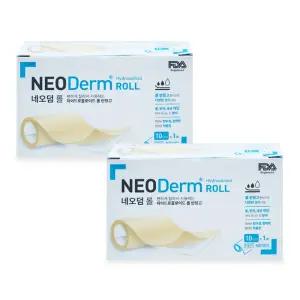 에버레이드 네오덤 롤 반창고 10cm X 1m X 2개 하이드로콜로이드 잘라쓰는 방수 밴드 테이프
