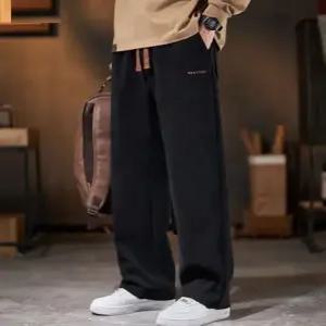 기모안감 남성 일자 골덴바지 따뜻한 겨울 팬츠