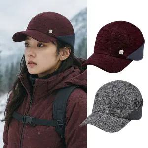 [아웃도어스/콜핑]콜핑 공용 겨울 멜란지 기모안감 귀덮개 등산 볼캡 모자 KSC867QC2U