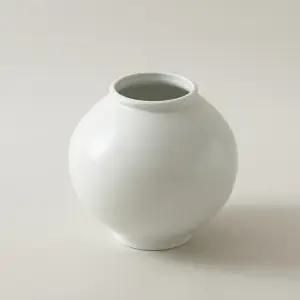 박수재 작가 도담 달항아리 중2호 화병 23cm 오브제 도자기 백자