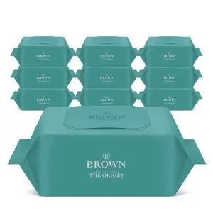 [브라운][브라운물티슈] 더 오리진 100매 캡 10팩