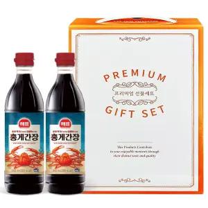 홍게간장500gx2p 식용유선물세트 해표 롯데 설날 추석 명절 국수