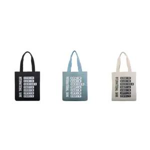 중학생 도서관 학원 외출용 서브 면 에코백 천 디자인 베이직 지갑 사용 분리