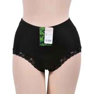 시원한 쿨 섬유 소재 여성 레이스 삼각팬티 2개 50대 편안한 중년