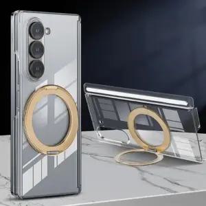 [보리심] 갤럭시 폴드7 FOLD7 갤폴드7 지폴드7 F966 케이스 투명 자석힌지보호대 맥세이프링