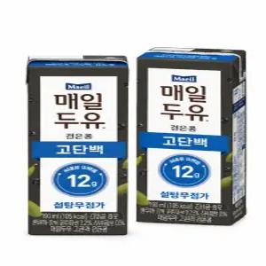 매일두유 고단백 검은콩 190ML 48팩