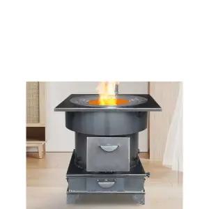 장작 난로 농업용 창고 나무 소각 대형 업소용 스토브