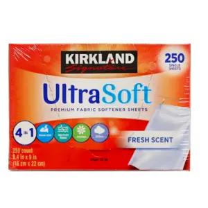 코스트코 커클랜드 종이 섬유유연제 시트지 건조기시트 종이형 드라이시트 [250매]