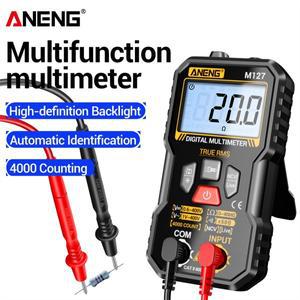 스마트 멀티미터 테스터 ANENG M127 AC/DC 전압 저항 NCV 감지 오미터 제로-파이어 라인 다기능 도구