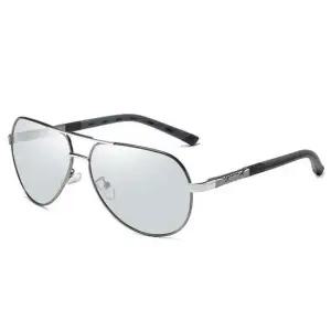 빅사이즈 남자 항공 보잉 미러 선글라스 실버미러