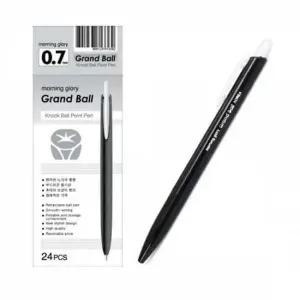 그랜드볼 흑 0.7 X 24개 3색볼펜 볼펜세트 4색볼펜 선
