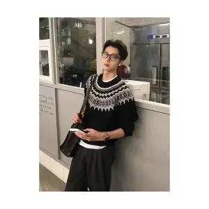 남성 캐주얼 맨투맨 차이나 가을 겨울 스포츠 가디건 스트라이프 커플 DUCHI4