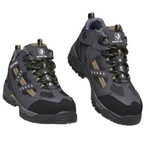 안전작업화 경량 블랙 방진화 산업 근무화 건설화 공장 작업신발 (WFJ4XUQ)