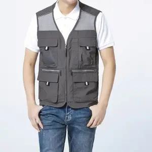 세이프티 현장 작업복 안전조끼 등산용 조끼 고비용 안전복 형광 (WFJ4Y75)