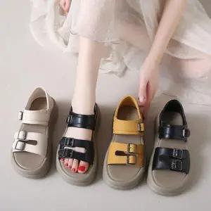 고품질 여자샌들 플랫 여름샌들 샌들신발 여자끈샌들 샌들 (WFJ49MB)